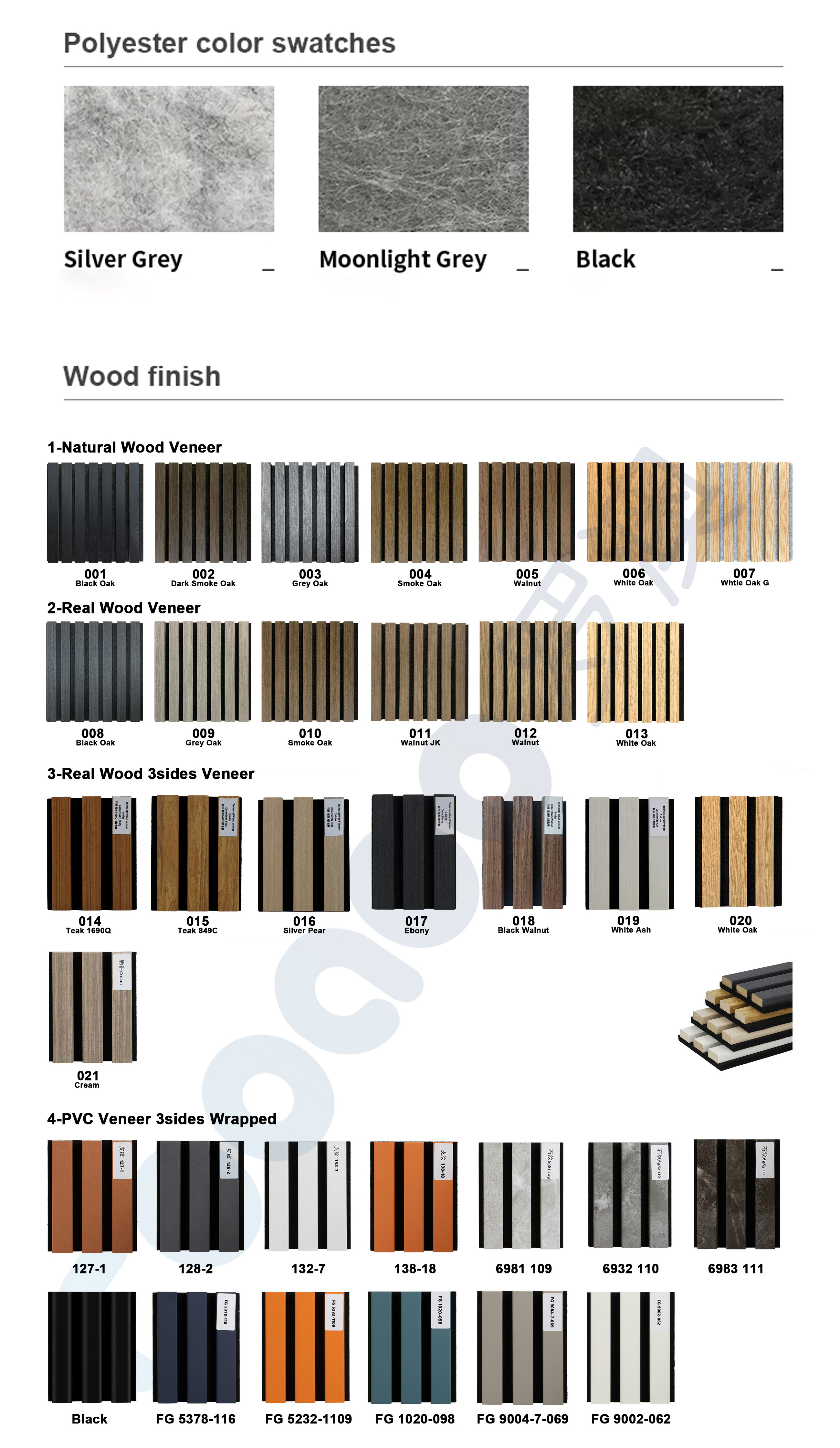 Walnut Oak Waterproof Natural Panel Sound Absorbing Akupanel Decoration Slats Wall Acoustic Wood Panel