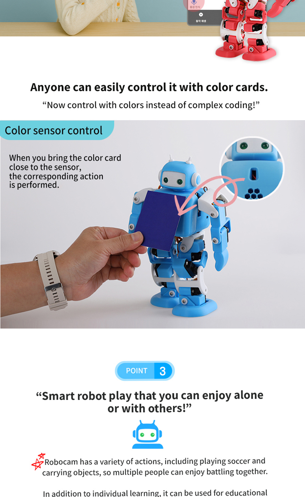 RoboKamu Coding Robot Applications