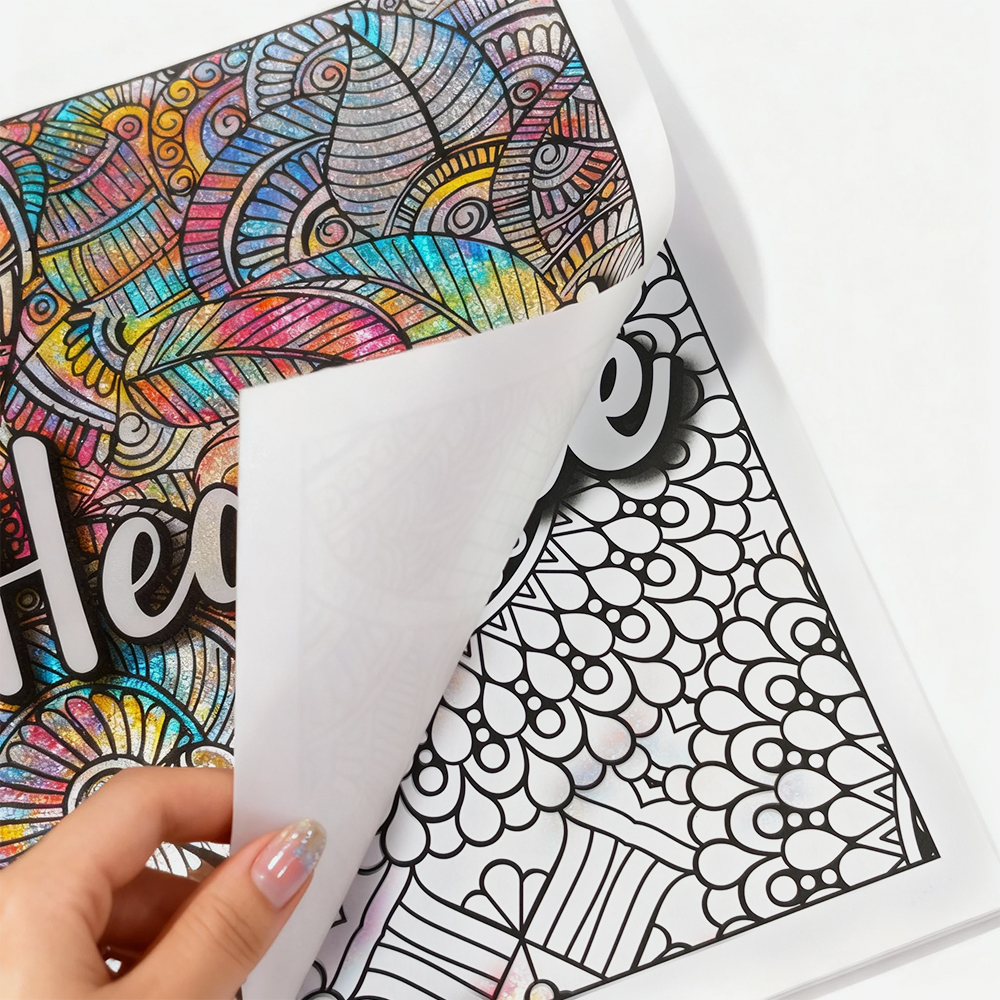 Custom OEM Printing Cheap Bulk Perfect Binding Flower Drawing Painting Coloring Book For Adult And Children