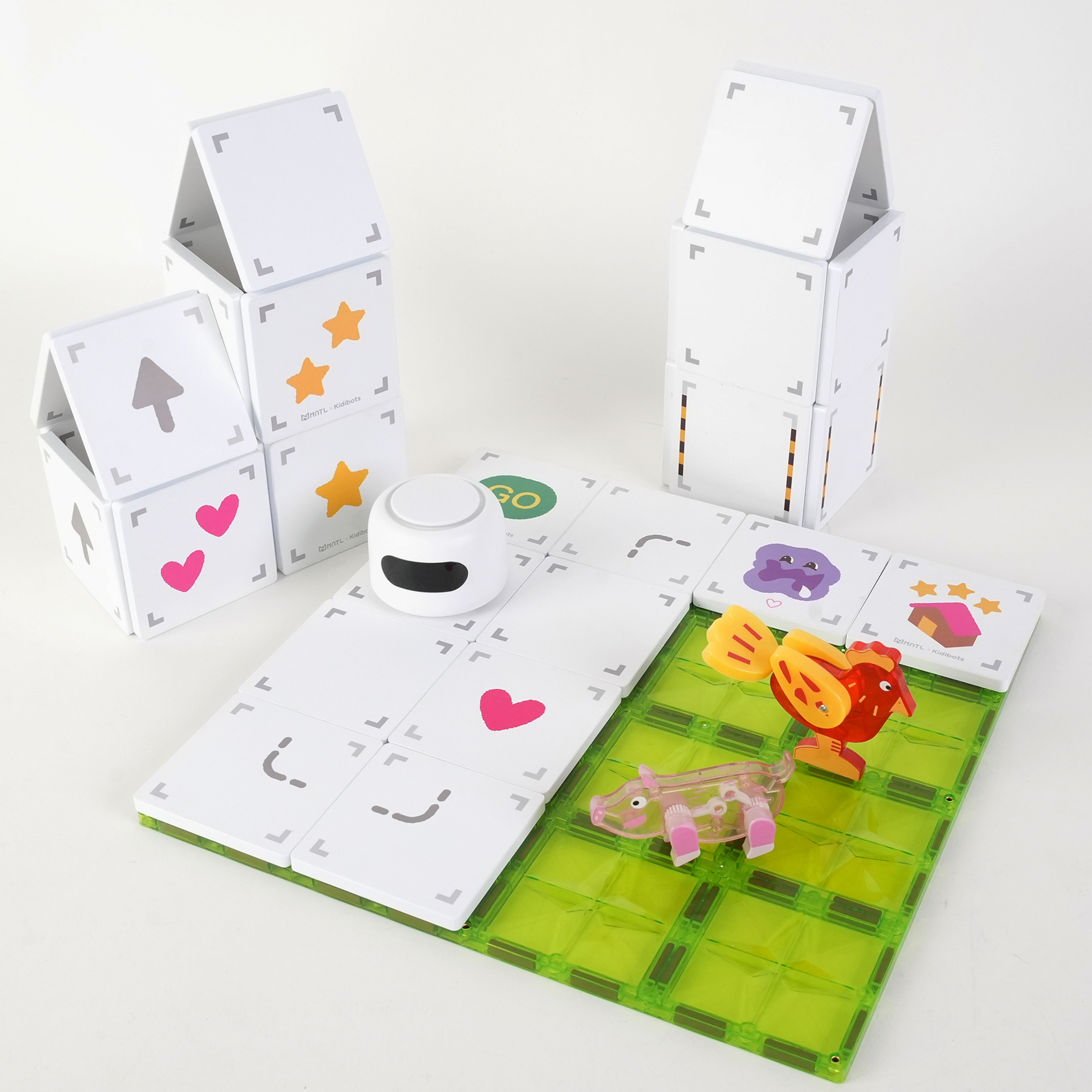 MNTL STEAM Learning Screen-free Coding Toy Beginner Coding Kits Educational Ai Toy Steam Magnetic Coding Robot for Kids