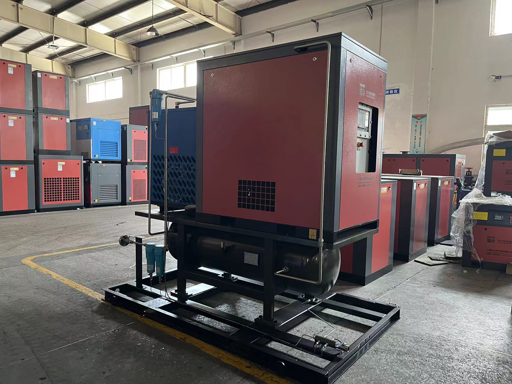 OEM All In One Slient Explosion Proof Industrial Air Compressor Energy Saving Screw Air Compressor 4 in1 Suppliers, Factories