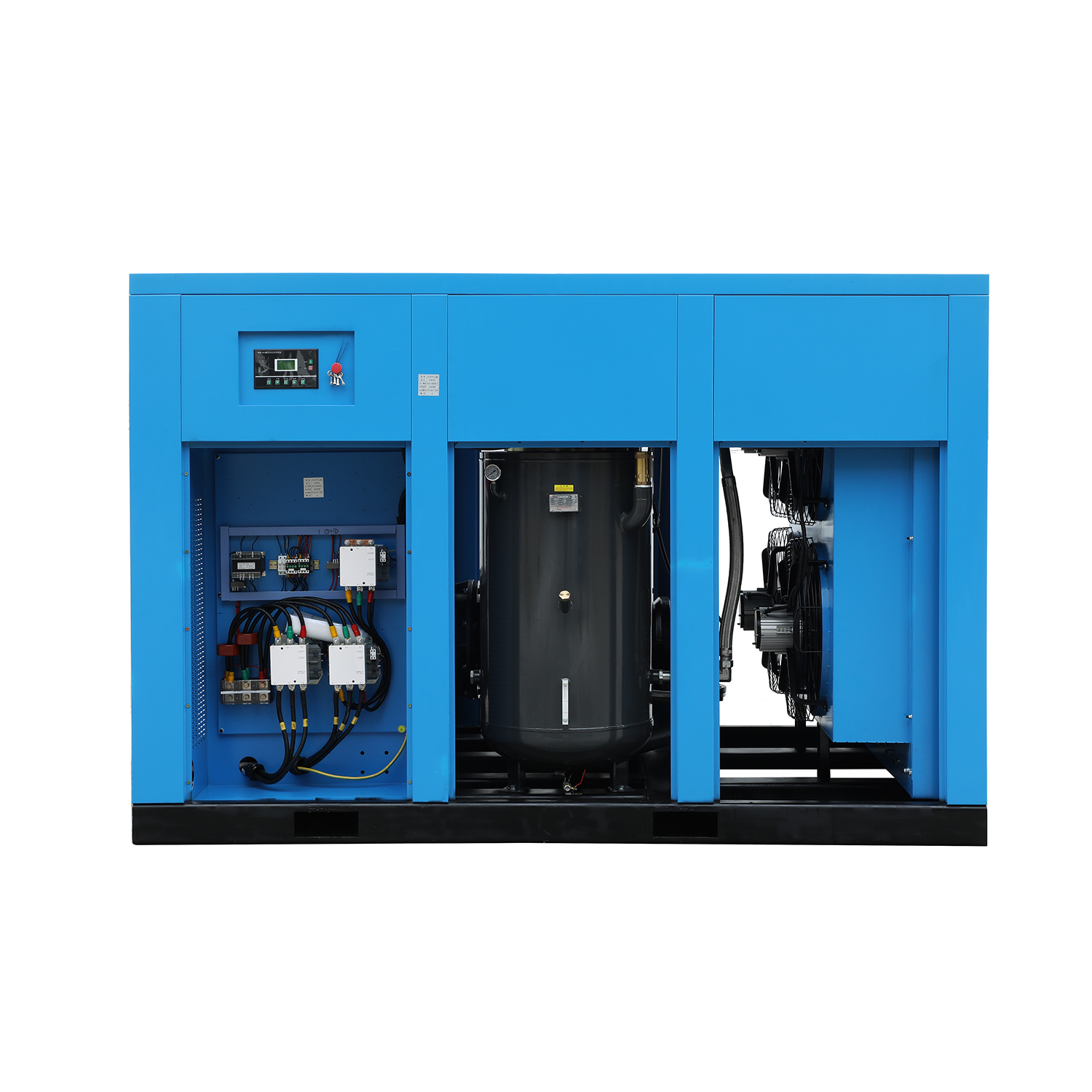 China 110Kw/150Hp Two-Stage Rotary Screw Air Compressor Permanent Magnetic Variable Frequency 380V Air Cooled Supplier, Factory