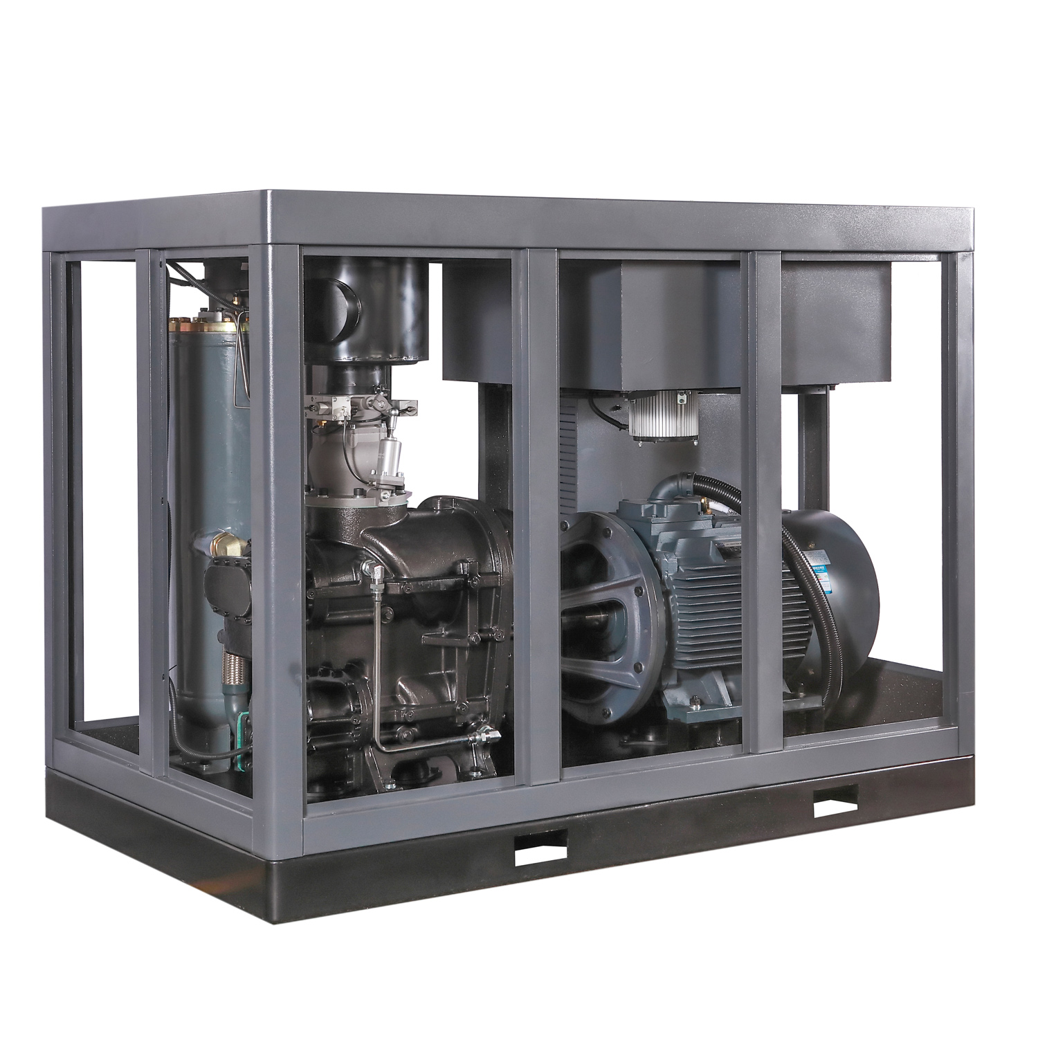 ODM Two-stage 132kw high power Energy-Saving Screw Air Compressor with Variable Frequency Permanent Magnet  Manufacturer, Manufacturers