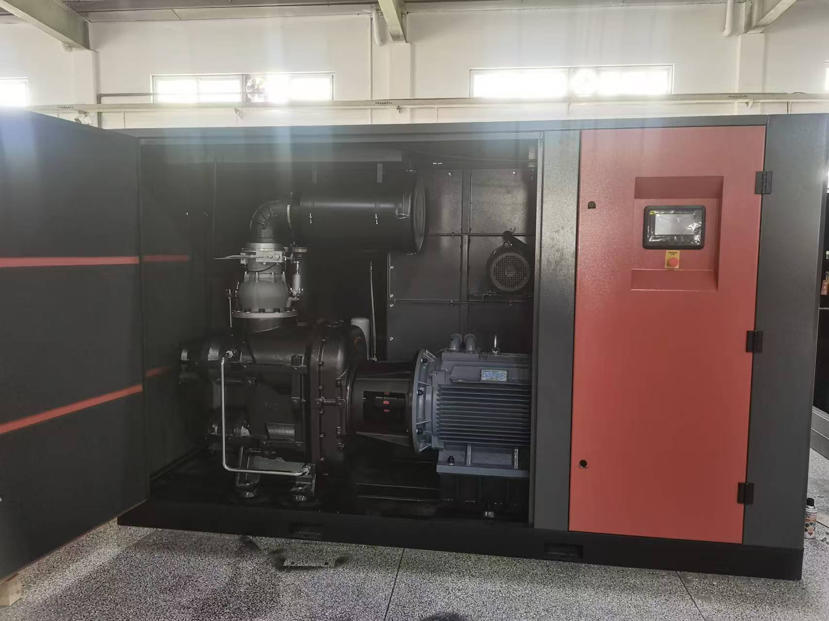 ODM Two-stage Compression power frequency 132kw high power Energy-Saving Screw Air Compressor for industrial and mining Suppliers, Exporters