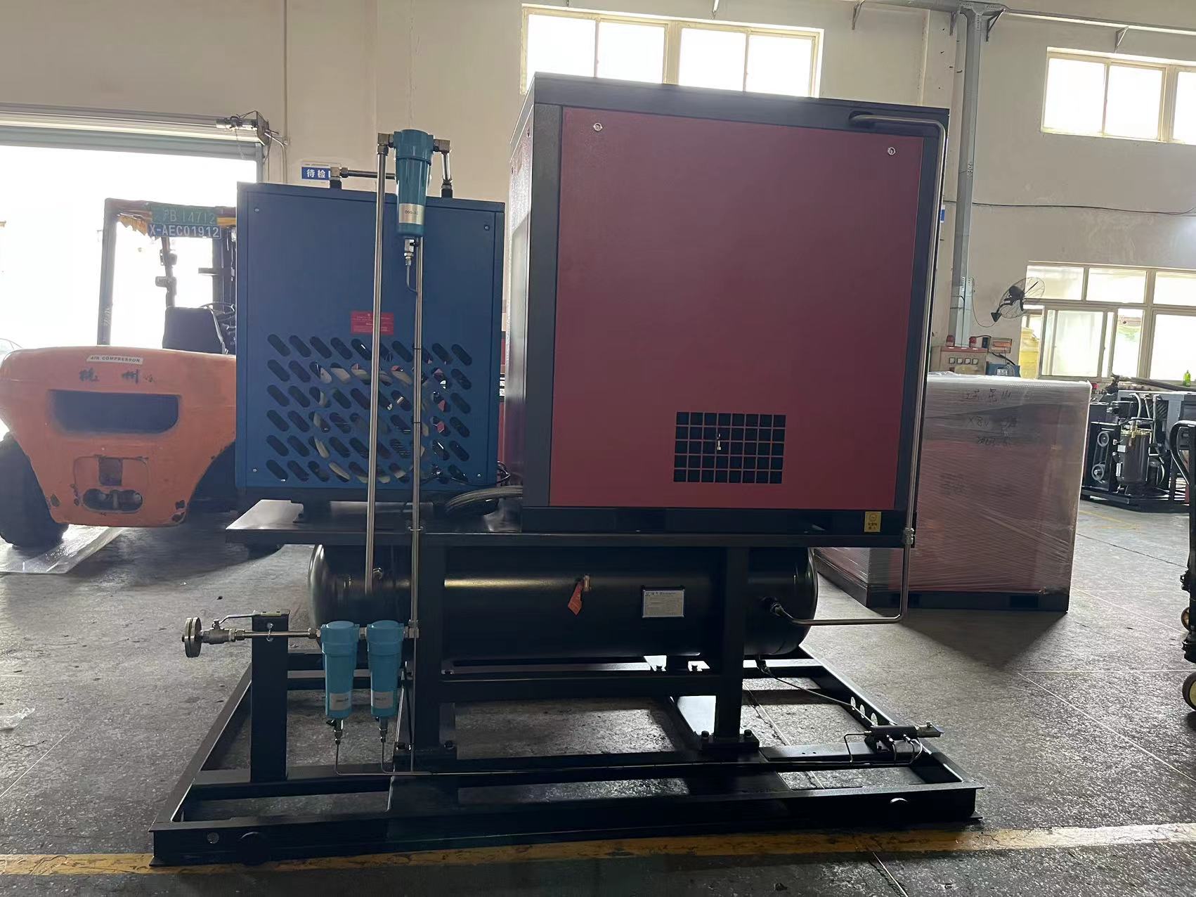 OEM All In One Slient Explosion Proof Industrial Air Compressor Energy Saving Screw Air Compressor 4 in1 Suppliers, Factories