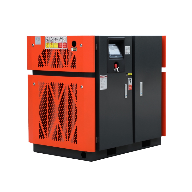 China Horizontal two-stage pressure screw air compressor Two Stage Screw Air Compressor Electric Screw Air Compressor Price Supplier, Factory