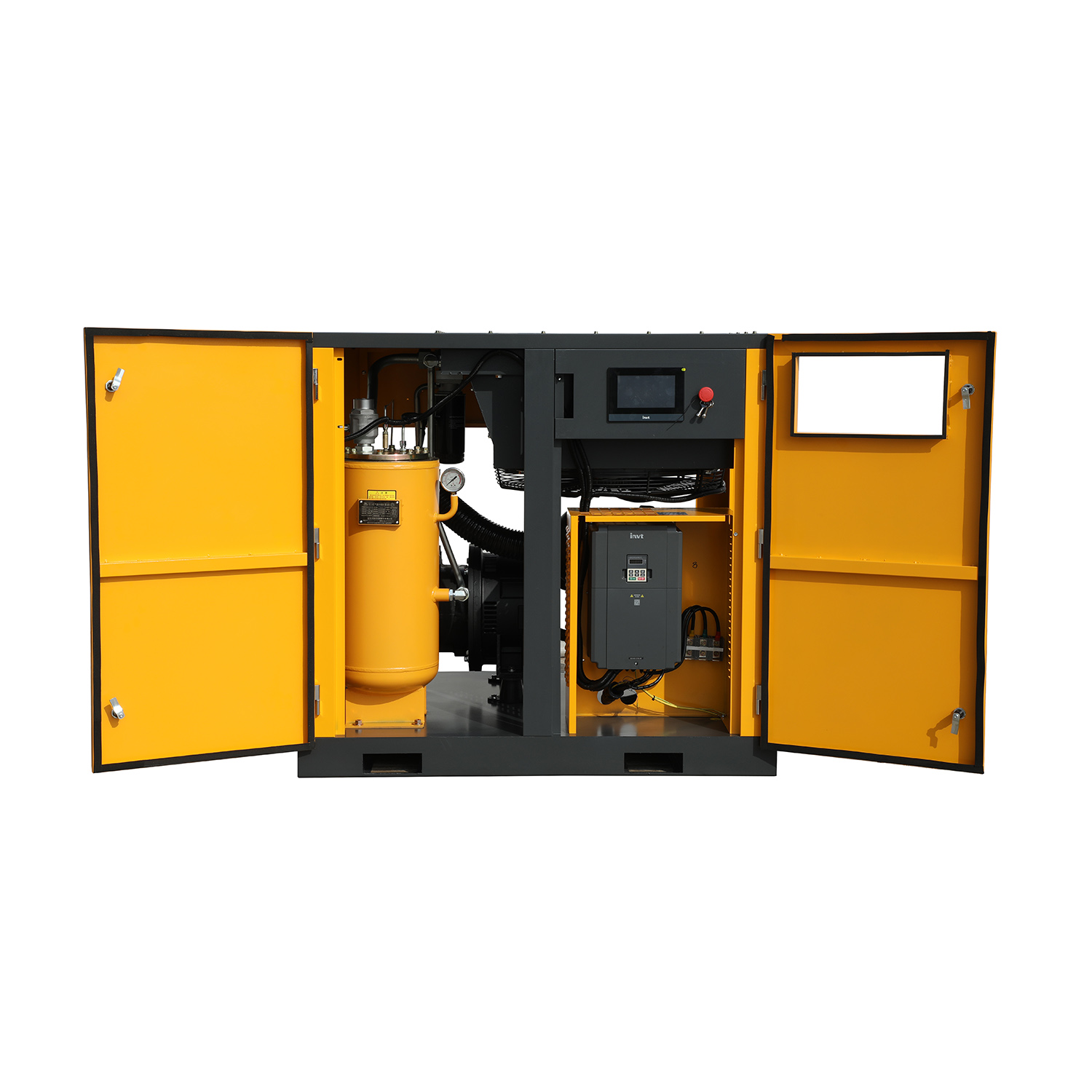 China 15kw/20HP Integrated Pm Frequency Conversion VSD Screw Air Compressor Factory, Exporters