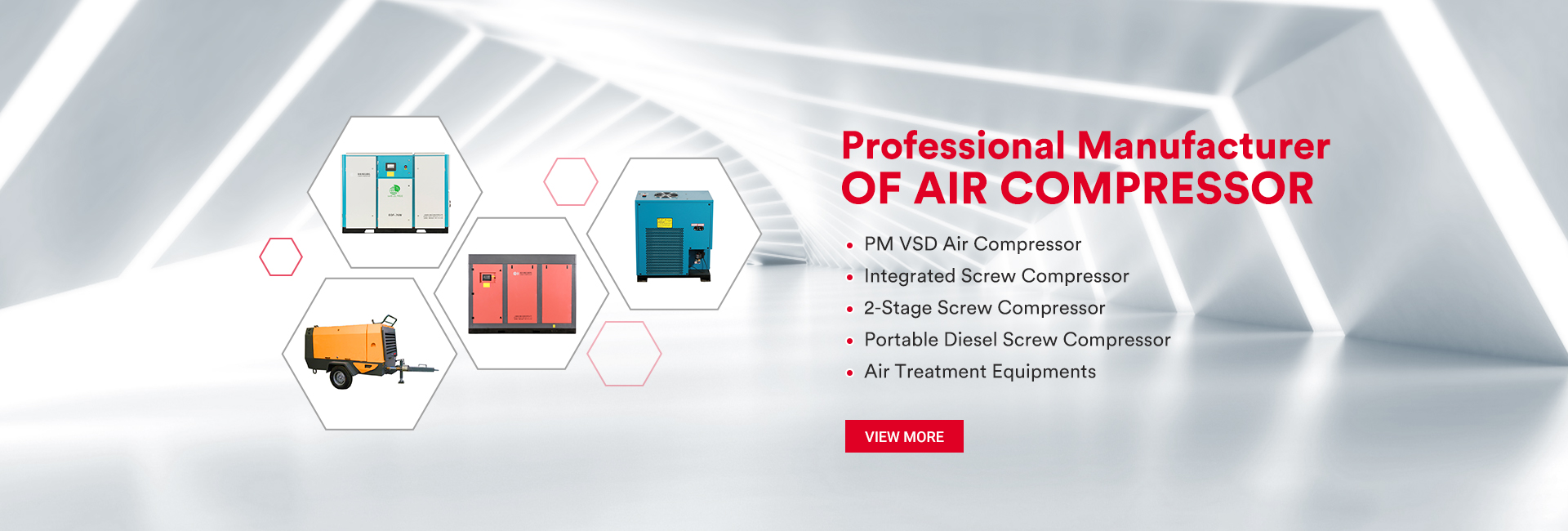 High-performance screw air compressor for industrial applications