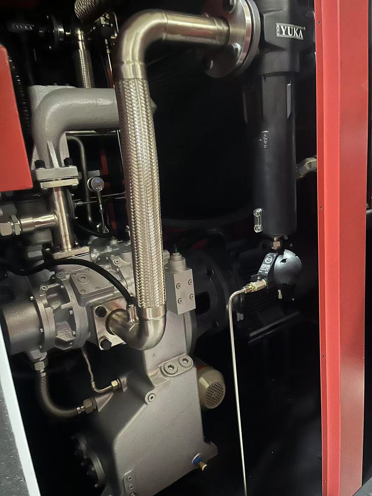 ODM  Low Noise Dry Type Oil Free Screw Air Compressor oilless industrial air compressor rotary air compressor Exporter, Exporters