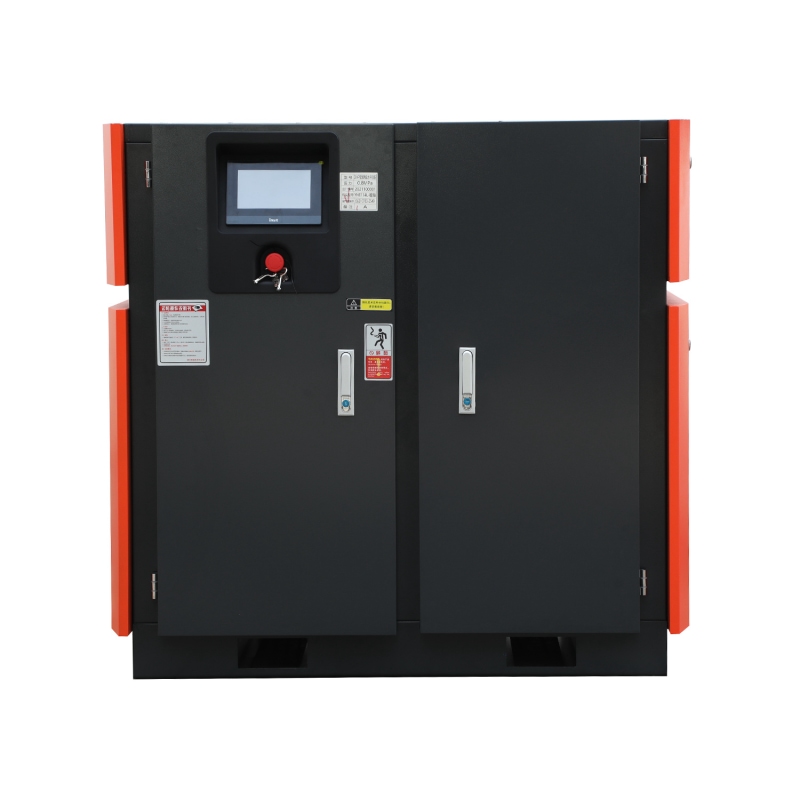 China Horizontal two-stage pressure screw air compressor Two Stage Screw Air Compressor Electric Screw Air Compressor Price Supplier, Factory
