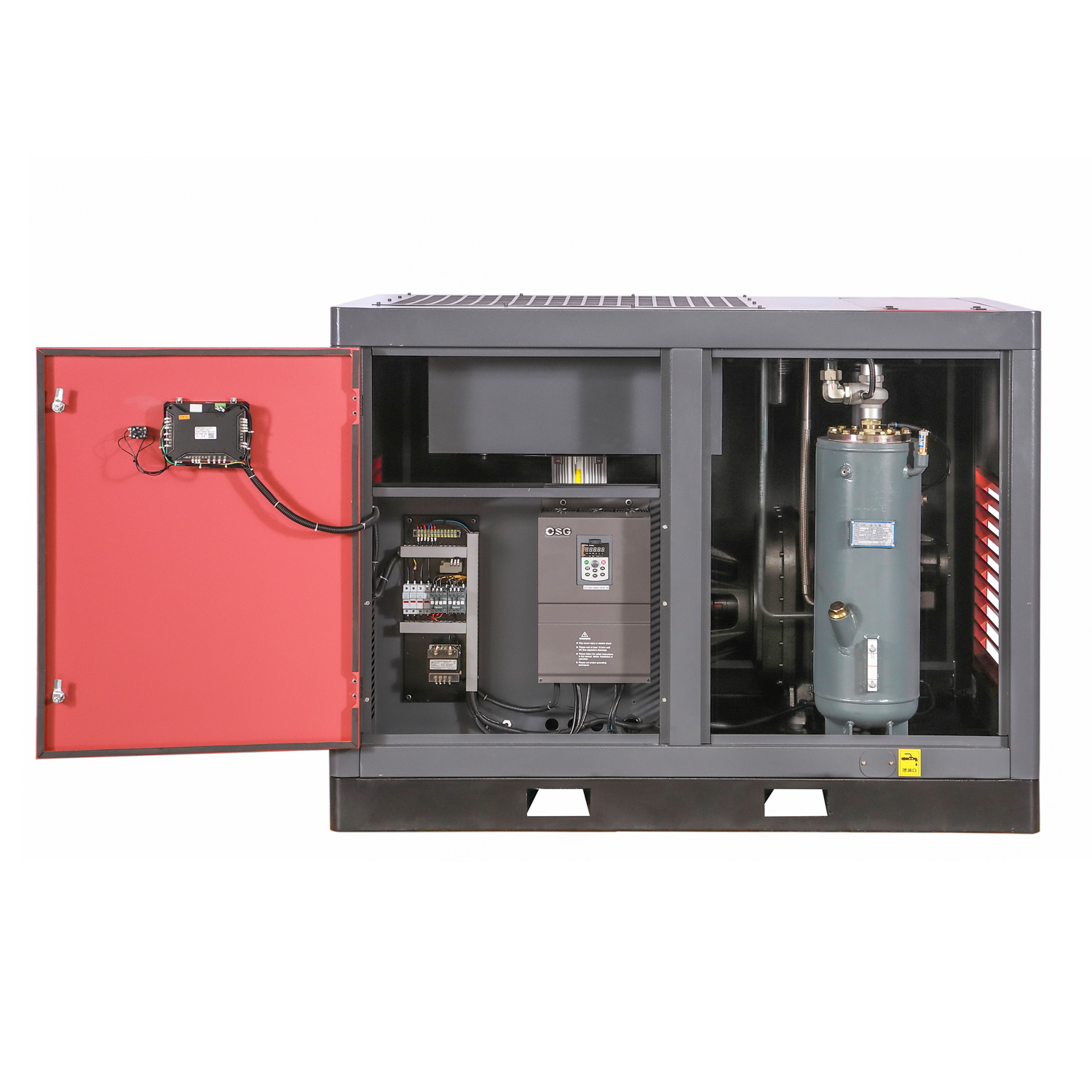 OEM 37kw 50HP Two Stage VFD PM series  Two-stage Compression Screw Air Compressor Manufacturer, Suppliers