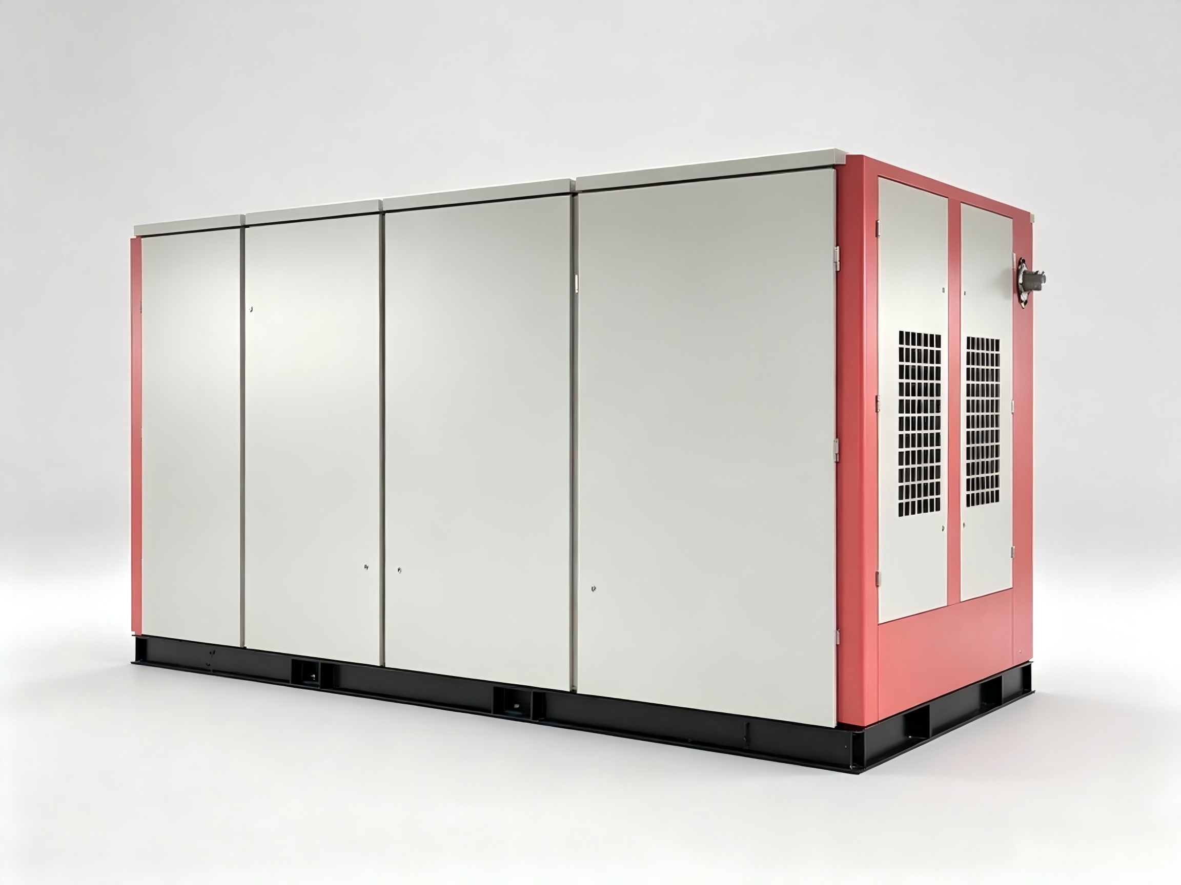 China 280kw Low Noise Dry Type Oil Free Screw Air Compressor oilless industrial air compressor rotary air compressor Manufacturers, Factories