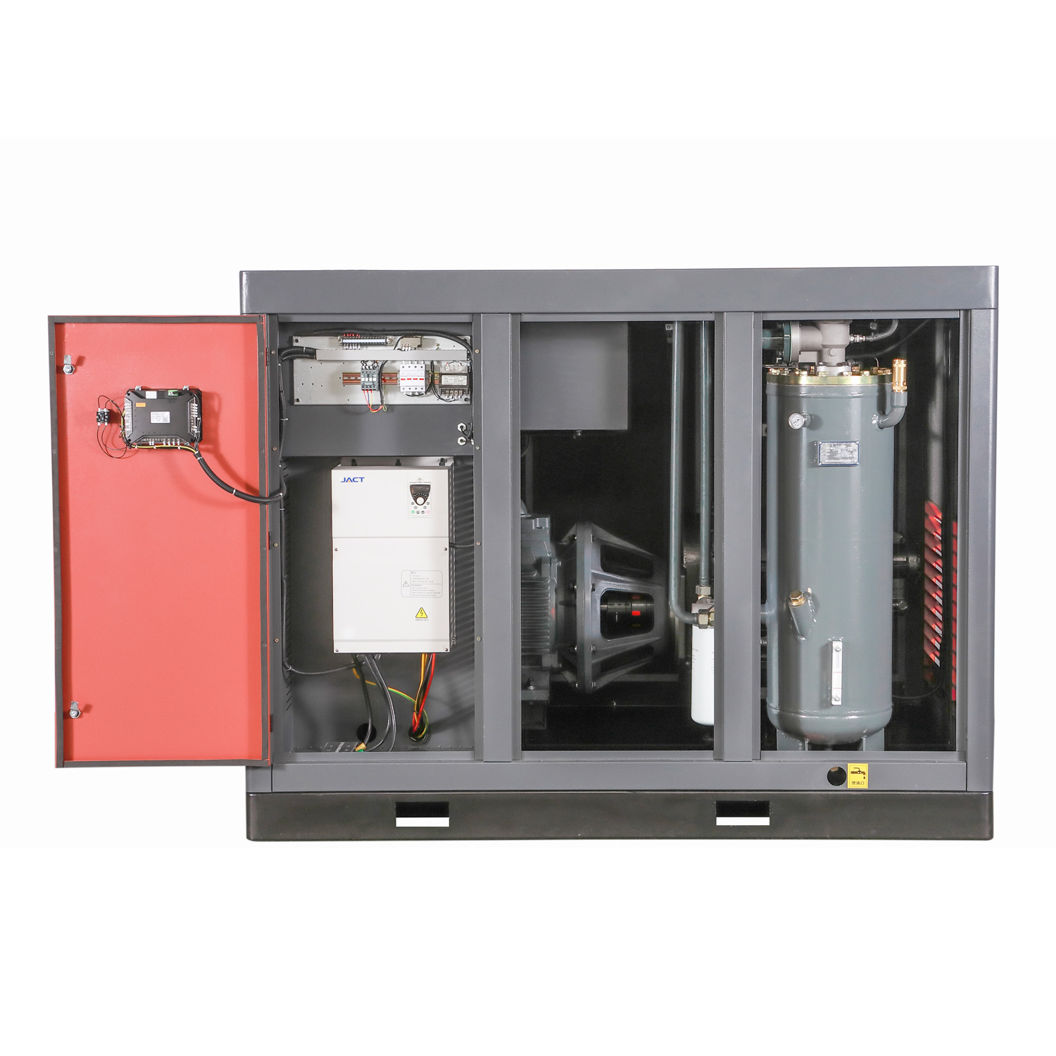 OEM 55KW 75HP 7-13bar air compressor two stage screw air compressor Direct Drive Screw Type Compressors with VSD PM motor and Inverter Factory, Factories