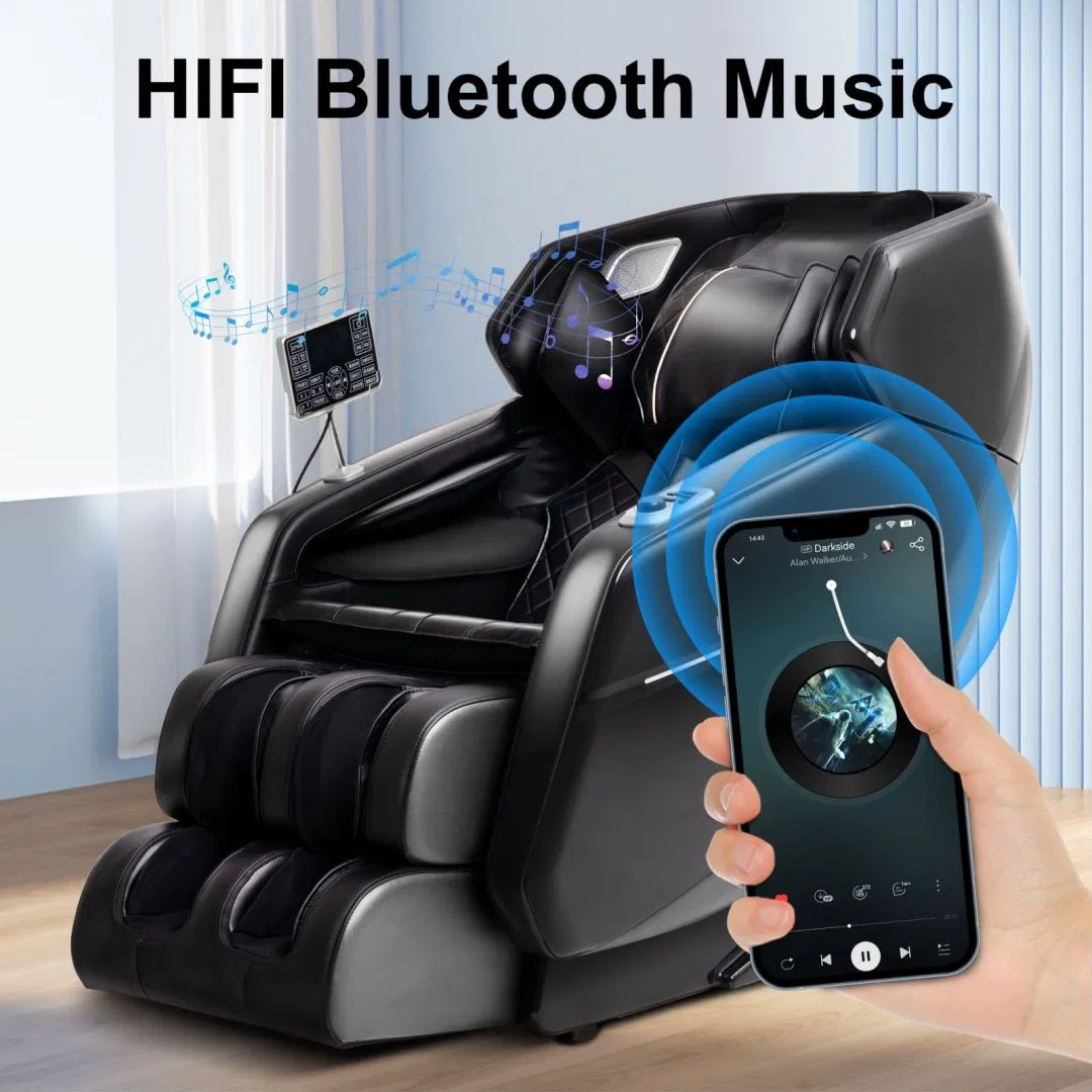 Electric Recliner Chair Heat Massage Lift Deluxe Multifunction Luxury Massage Chair Guangzhou 4D Manipulator Experience Massage