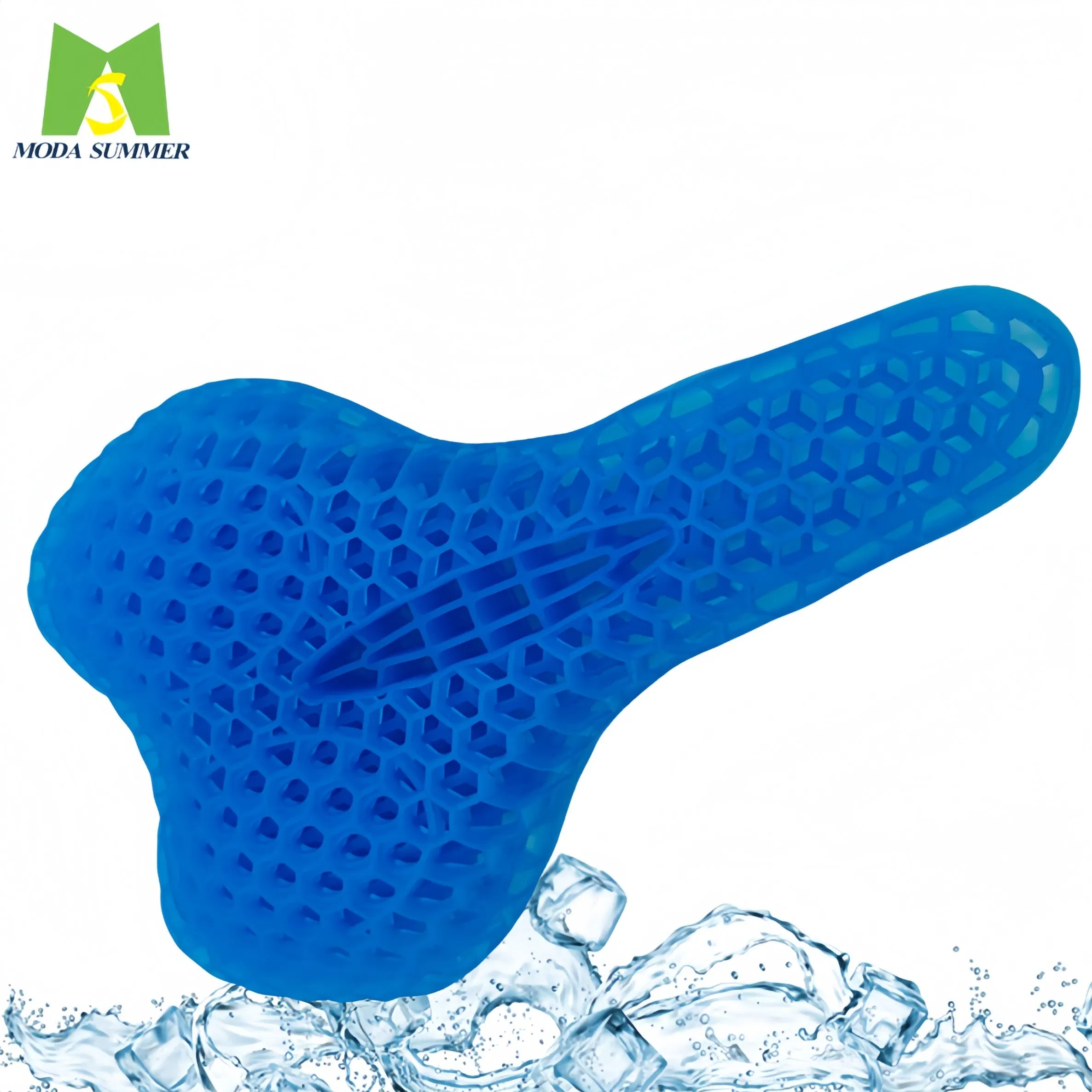 China Factory Cut to Any Size Gel Pads Trimmable Motorcycle Gel Seat Pad, Bicycle Seat Pads