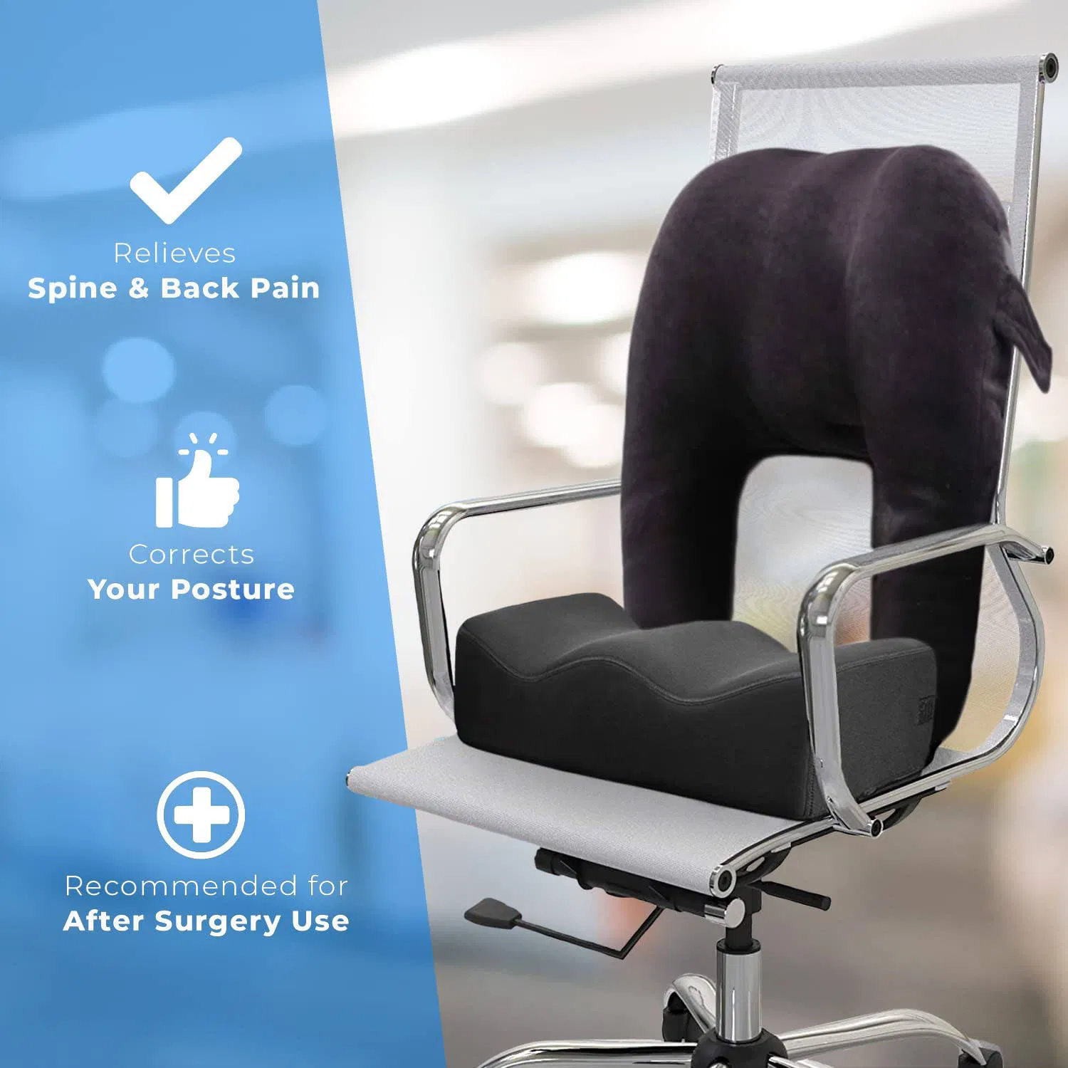 New 3 in 1 Butt Brazilian OEM Memory Foam Post Surgery Sleeping Bed Body Donut Surgical Cushion Bbl Pillow Set