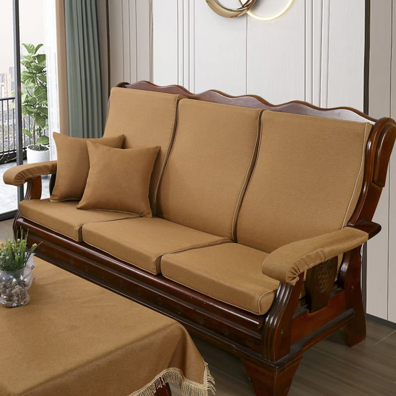 Orthopedic Living Room Seat Pad with Lumbar Support Design