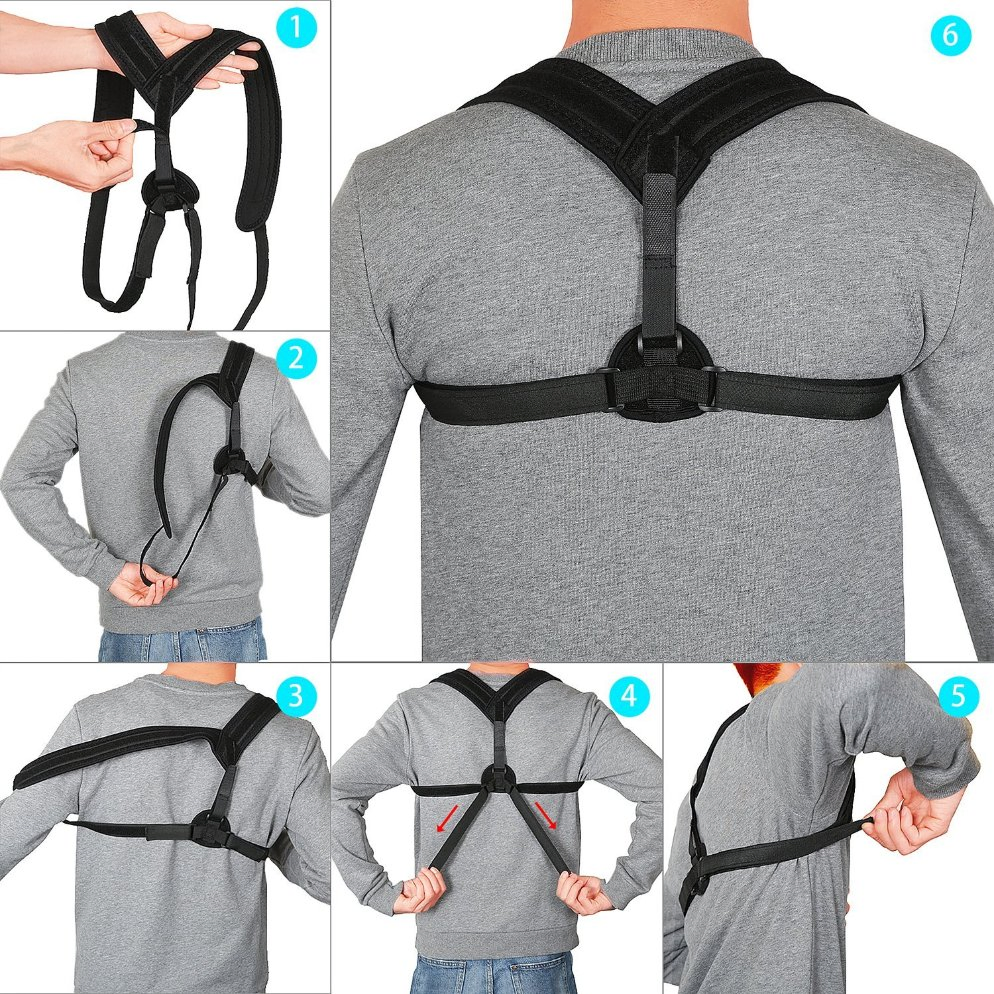 Powerful Back Clavicle Posture Corrector Brace with Adjustable Strap