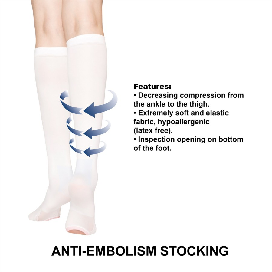 Wholesale 13-18 Mmhg Anti Embolism Stockings Medical Grade Compression Stockings