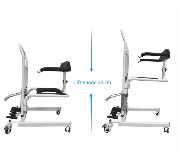 Ready-to-Ship Adjustable Hoists Electric Patient Lift Transfer Chair for Senior Home Use