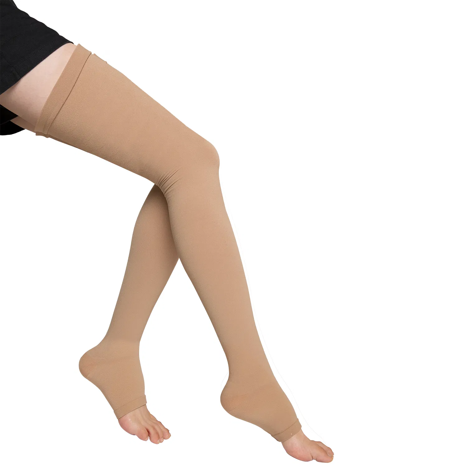 Promote Blood Circulation Thigh High Support Compression Stockings for Women