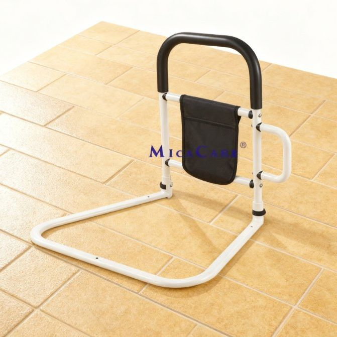 Adjustable Bed Safety Rail for Enhanced Mobility Support