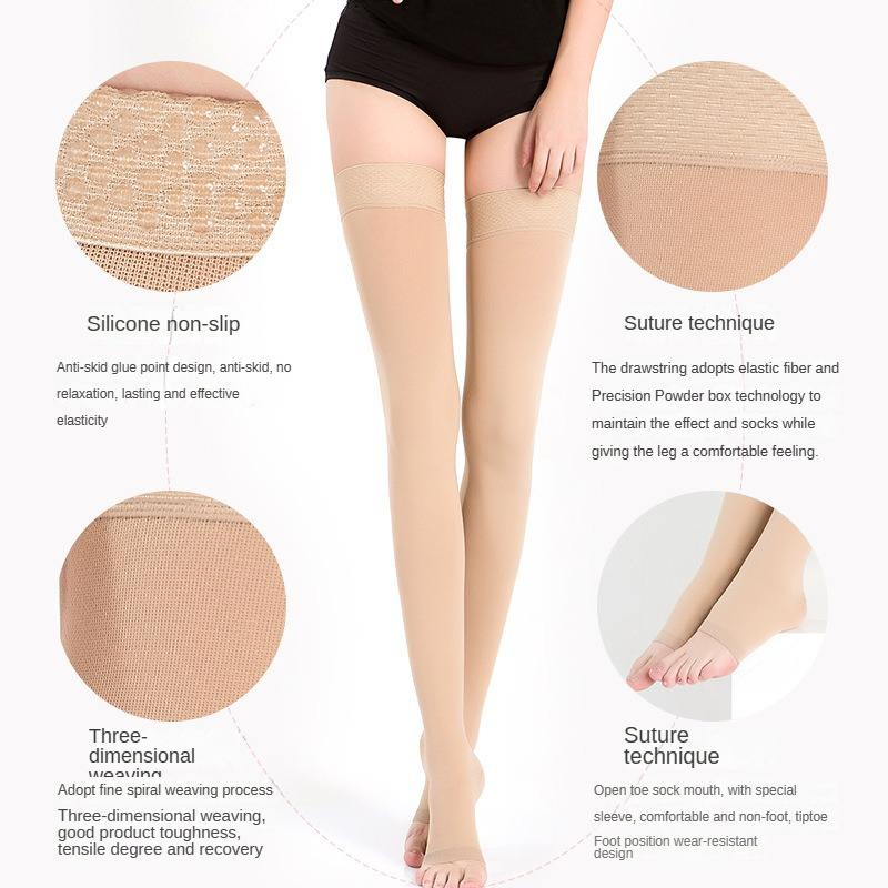 Varicose Veins Elastic Stockings for Women and Men Medical Compression Pressure to Prevent Blood Clots