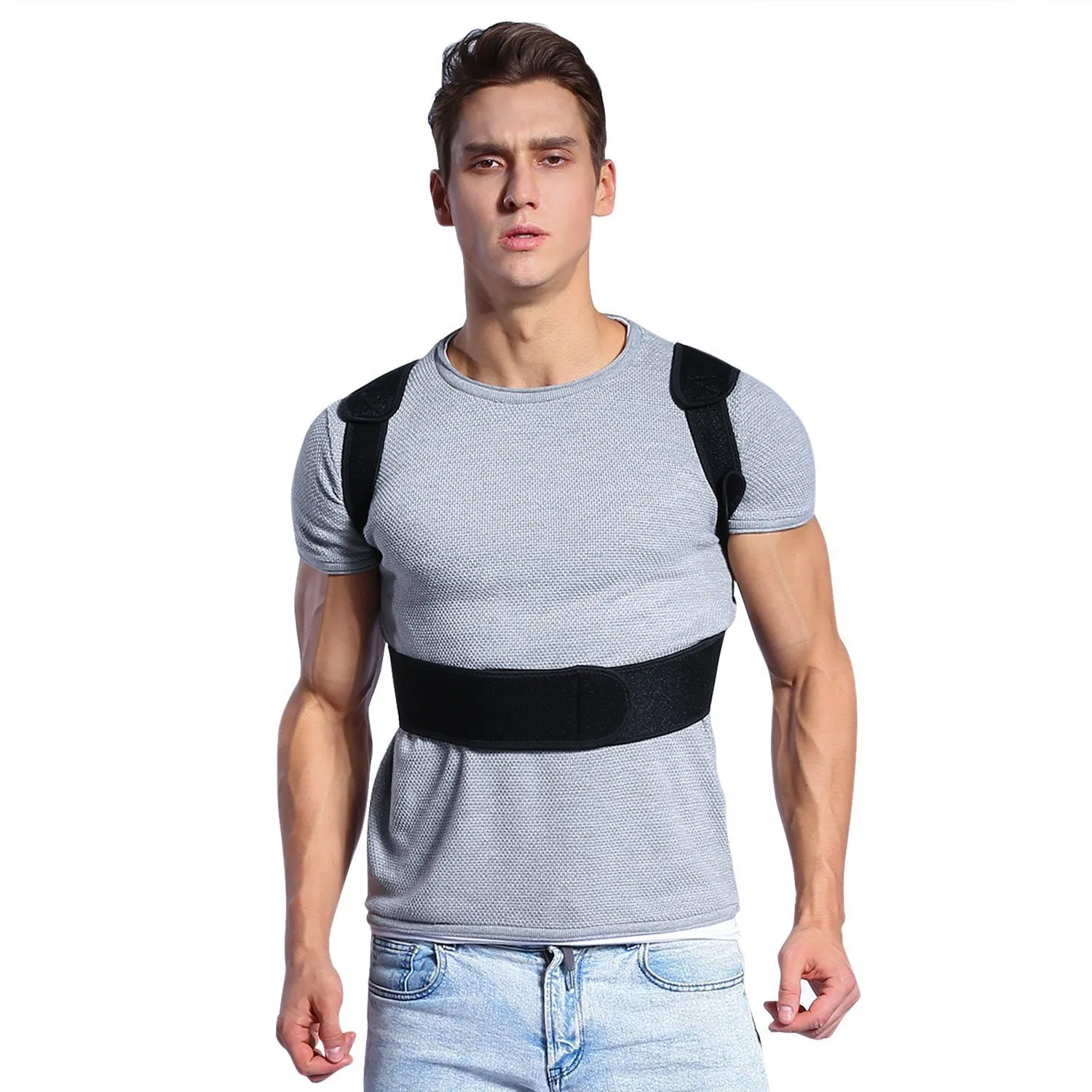 X Shape Posture Corrector Clavicle Support Brace to Improve Bad Posture and Back Pain