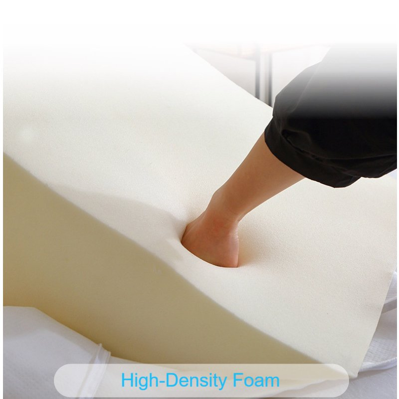 Large Memory Foam Wedge Pillow Back Support Pillow Positioning Pillow Comfort Cushion for Sleep