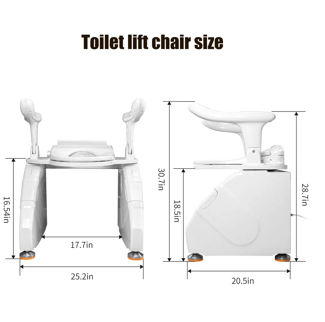 Electric Toilet Lift Chair View 3