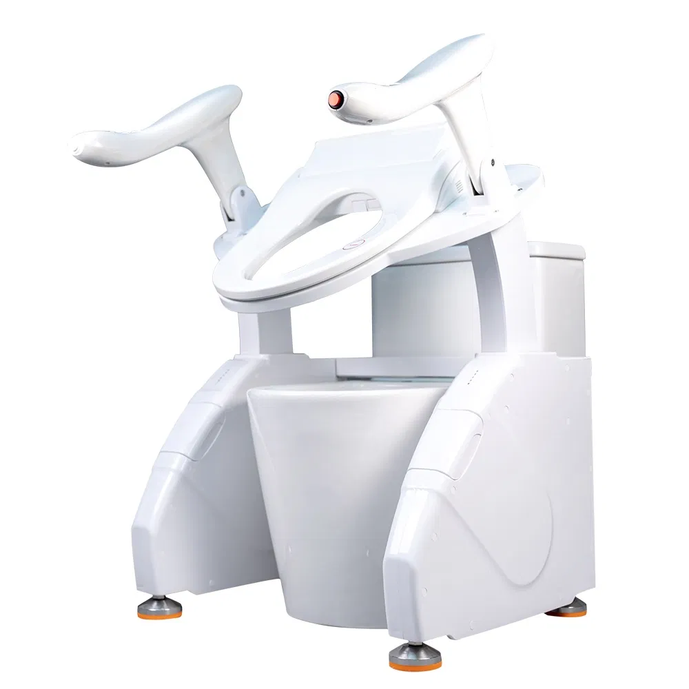 Electric Toilet Lift Chair with Wireless Remote for Elderly