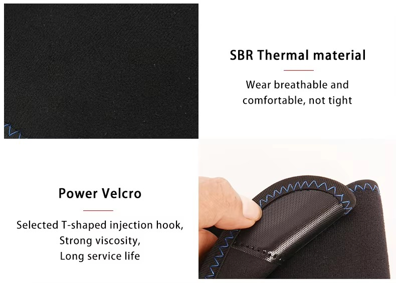 Self-Heating Graphene Knee Support Pads – Adjustable Heated Knee Wrap for Pain Relief