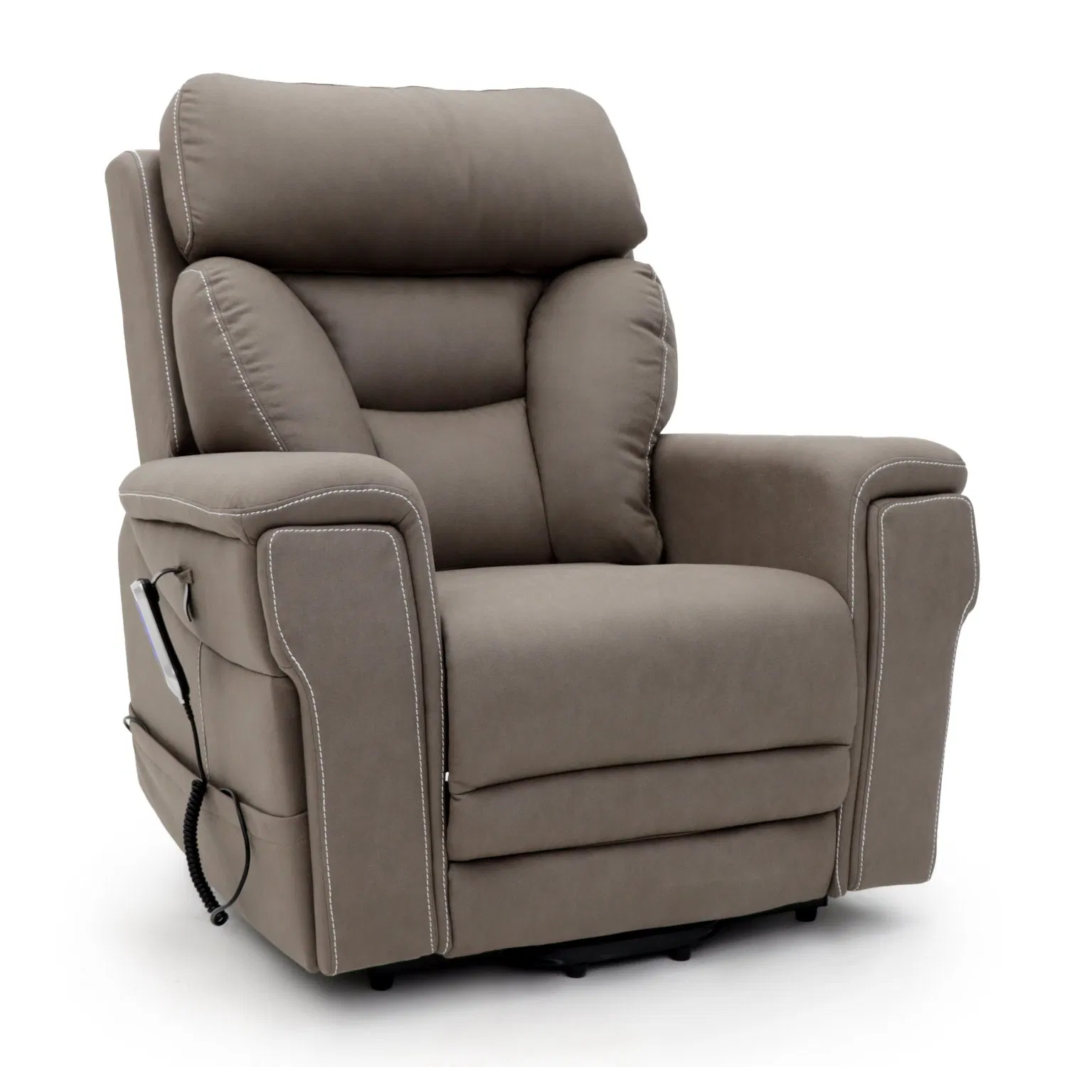 Geeksofa 004-1 Five Motor Tilt-in-Space Power Electric Medical Lift Riser Recliner Chair with Power Headrest &amp; Lumbar Support &amp; Massage for The Elderly