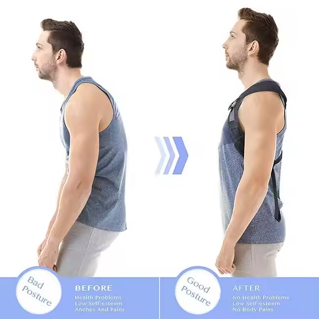Amazon Hot Sells Unisex Posture Corrector Shoulder Back Support Brace