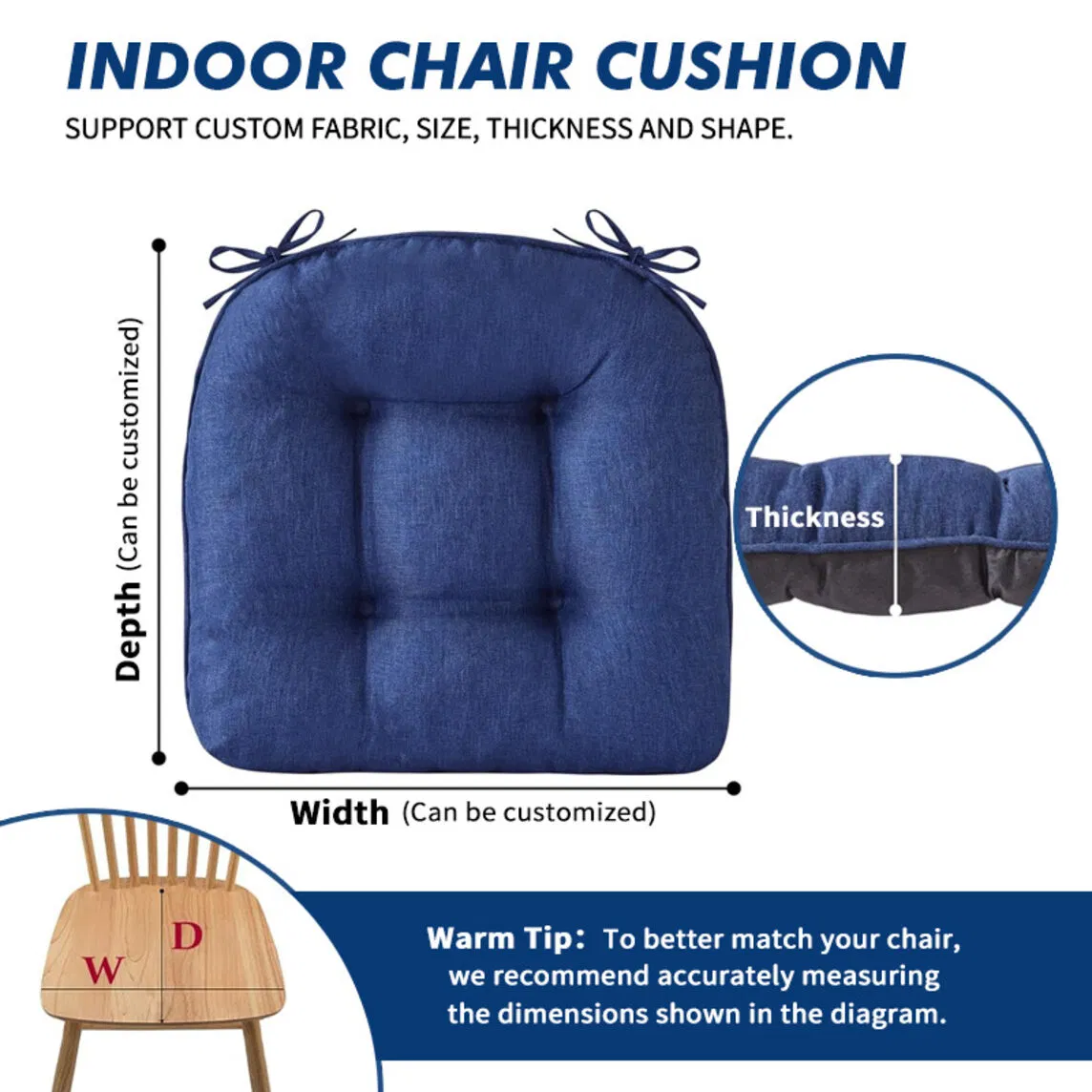 Coccyx Cushion for Tailbone Pain with U Shape Design and Memory Foam for Support
