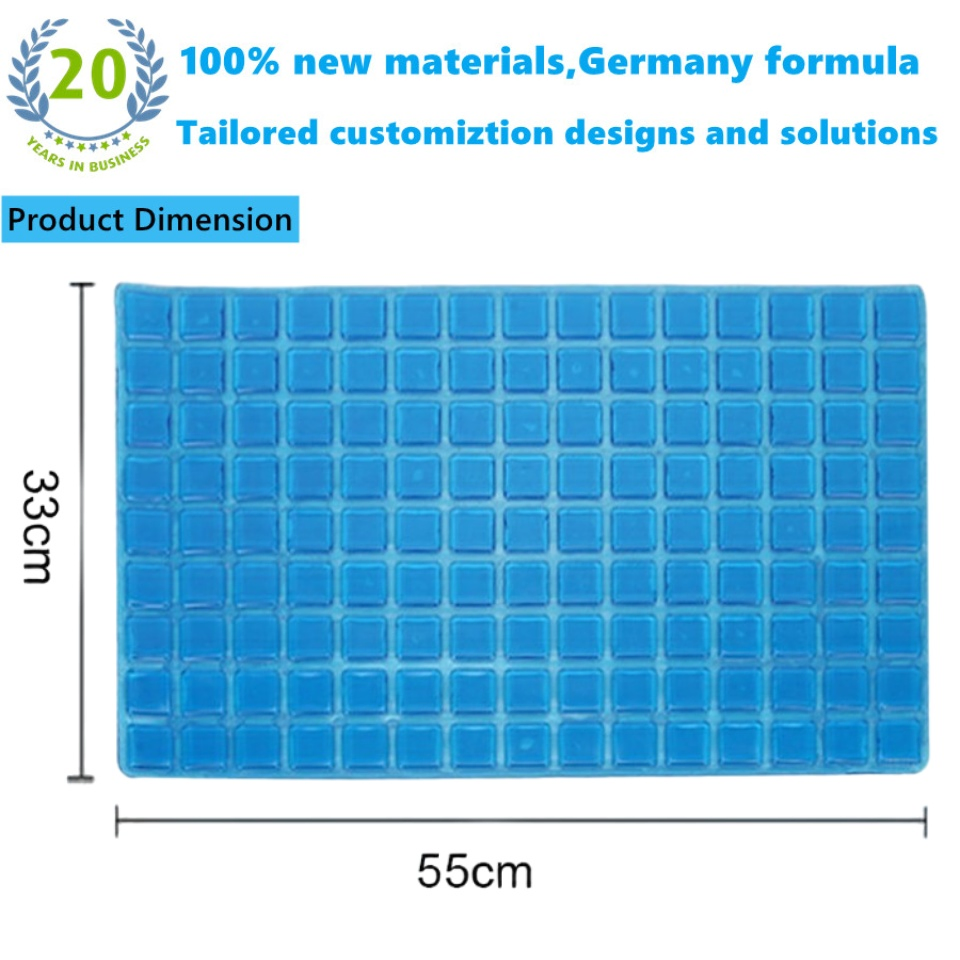 Cool Soft Gel Mats Sheets Pads for Seat Cushion Orthopedic Memory Foam Pillow Cushion Bedding Provides Relief