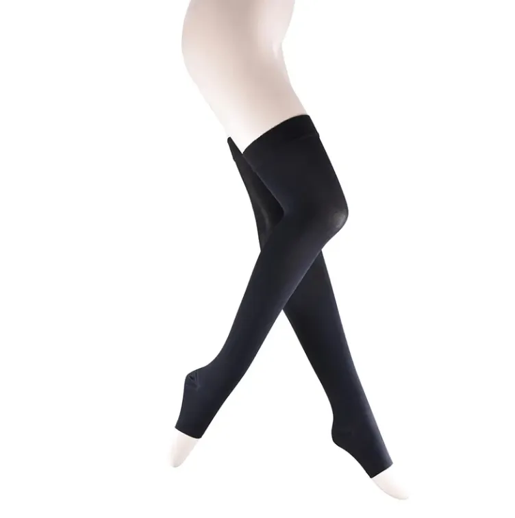 Toeless Thigh High Stockings Leg Compression Socks