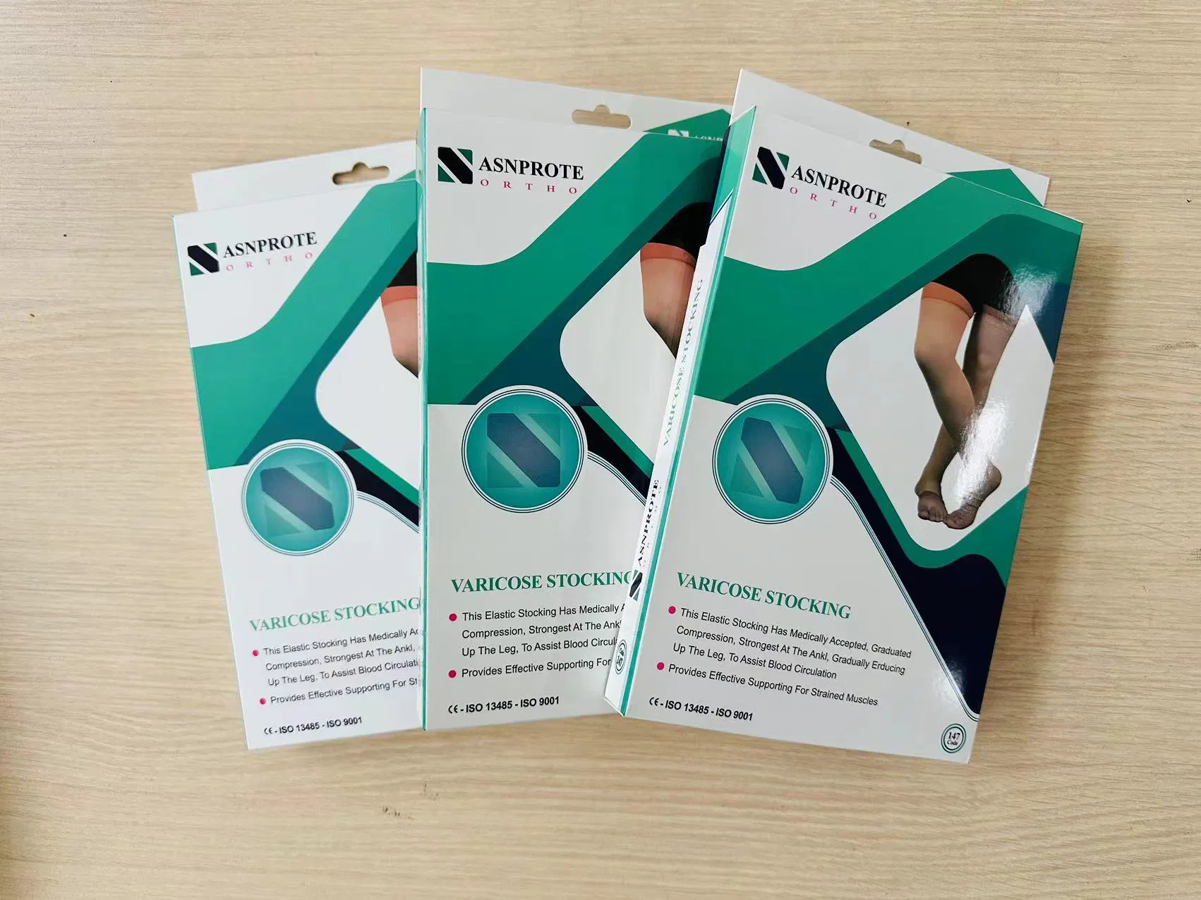 Asnprote Pressure Medical Compression Socks High Stocking Varicose Veins Leg Socks