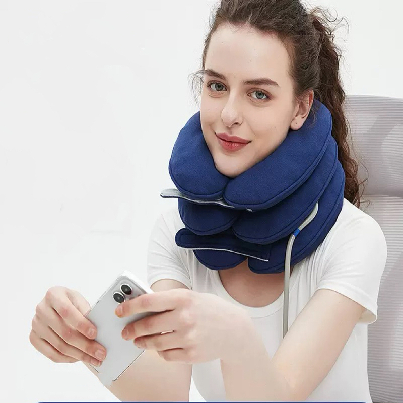 Inflatable Cervical Neck Stretcher Collar Air Cervical Traction Device