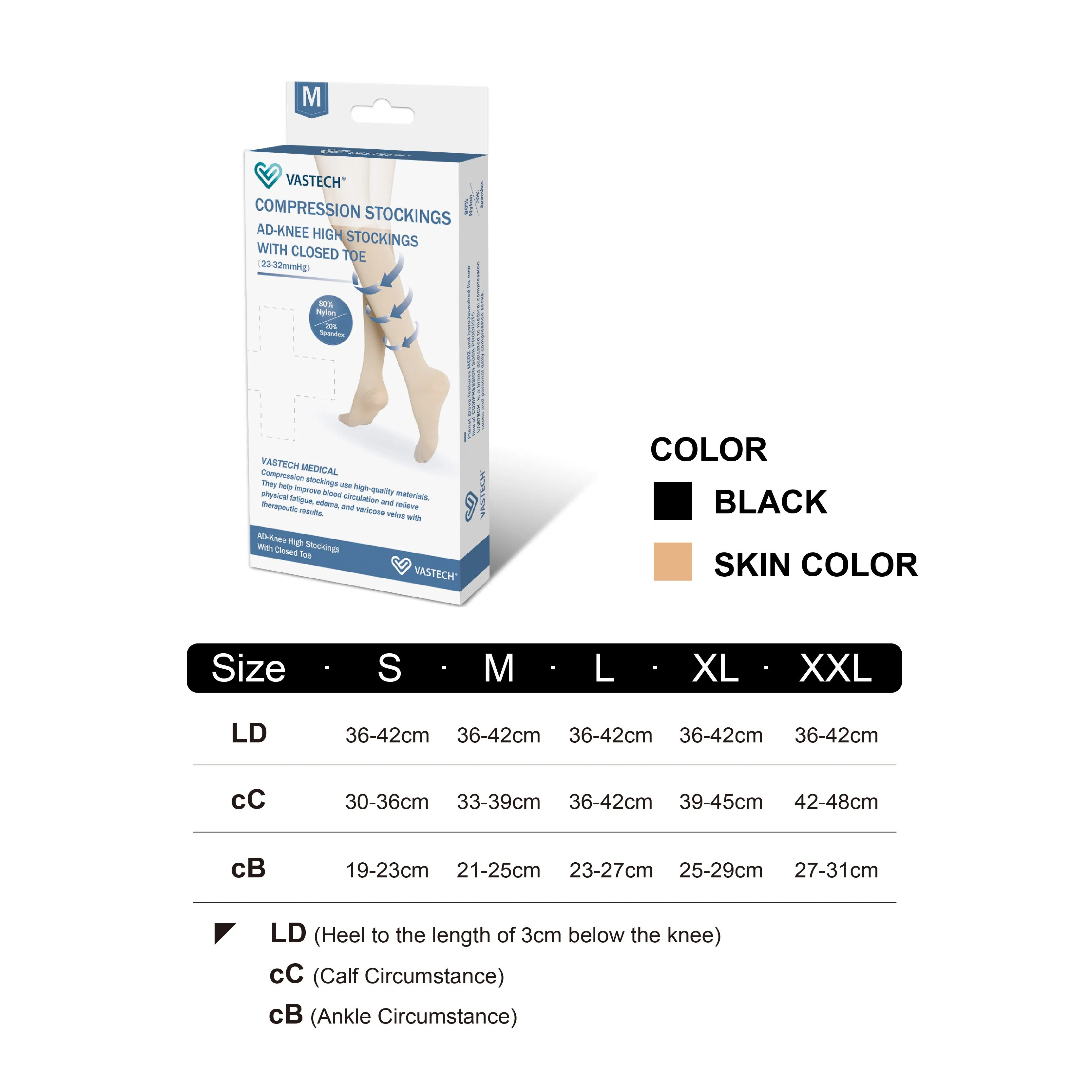Compression Stocking 23-32mmhg Class II (AG-202)