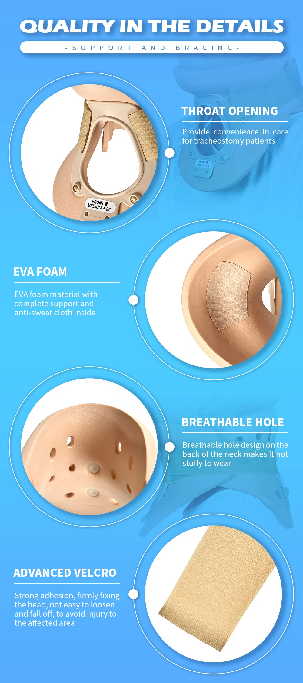 Adjustable Neck Brace Features