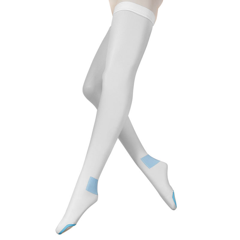 Custom Logo 13-18 Mmhg Thigh-High Medical Anti Embolism Compression Stockings