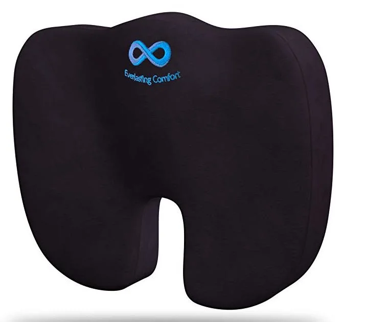 Everlasting Comfort Seat Cushion - Relieve Back, Sciatica, Coccyx and Tailbone Pain