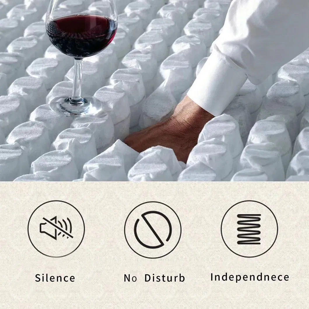 Factory Wholesale Comfortable High Density Memory Foam Colchons Top 3/5/7/9/ Zone Pocket Spring Anti-Decubitus Mattress Double Bed Queen Latex Mattresses