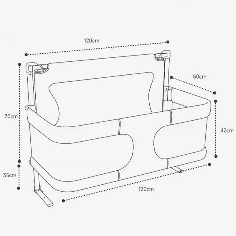 Baby Bed Rail Detail 2
