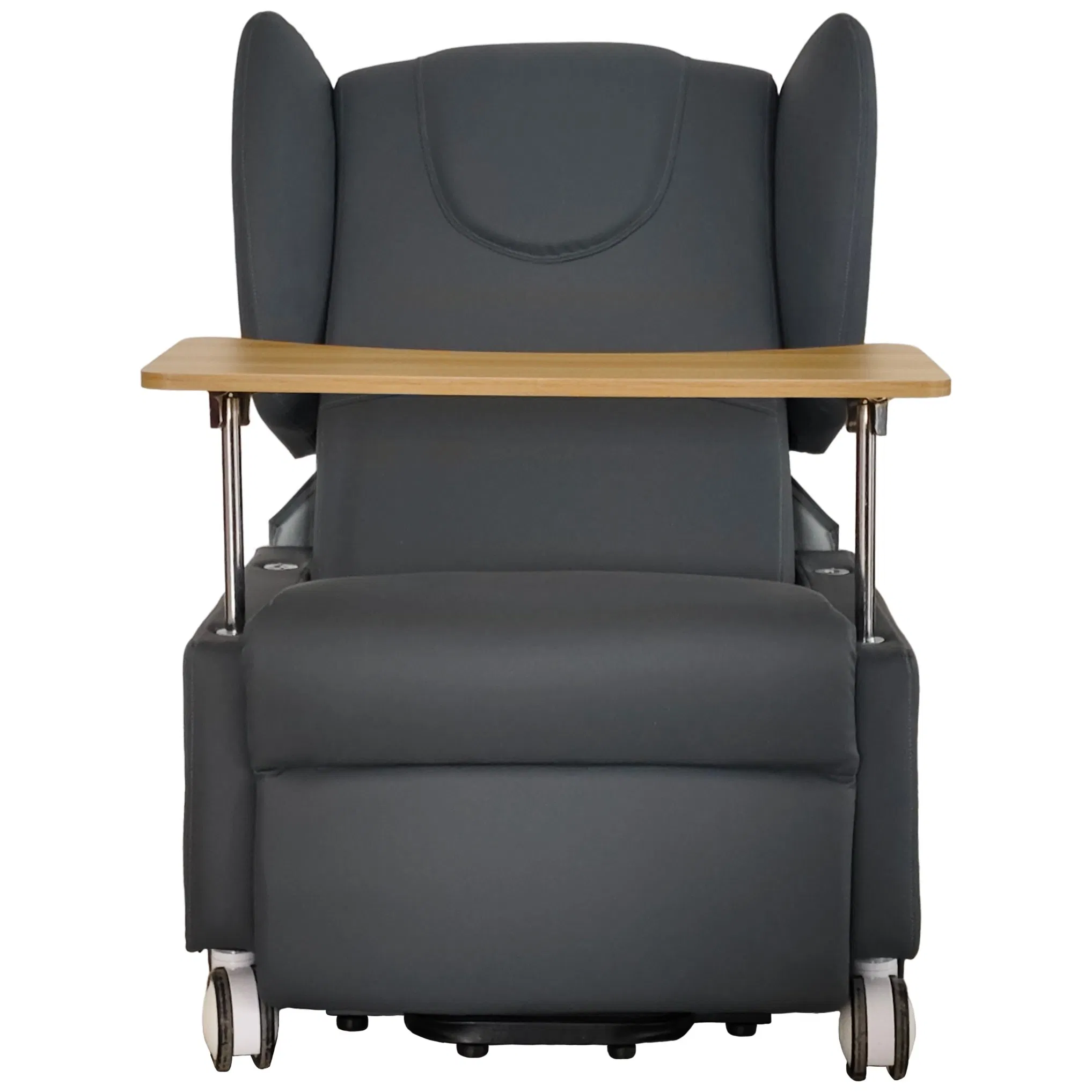 Electric Lift Recliner Chair with Four Wheels Dual Motors Relax Sofa Vibration Massage Heating