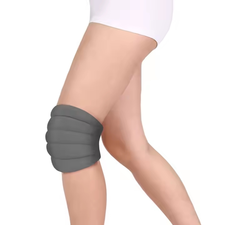 Microwave Knee Heating Pad Moist Heat Pack Knee Heat Wrap Pain Relief Hot Compress Fill in Nature Flaxseeds