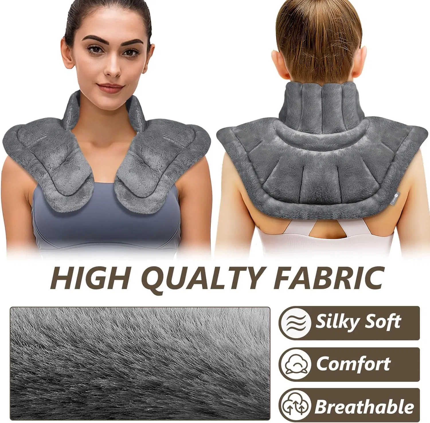 Microwavable Heated Neck Wrap for Ultimate Pain Relief