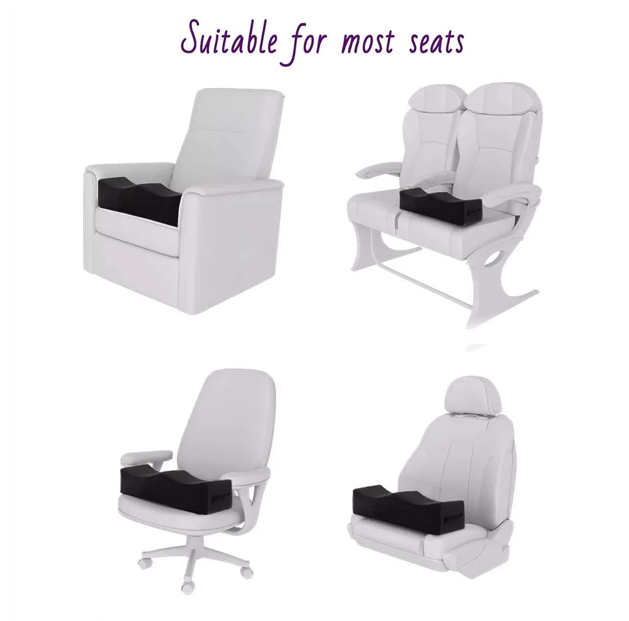 Wholesale High Density Sponge Foam Cervical Home Chair Back Support Bbl Pillow