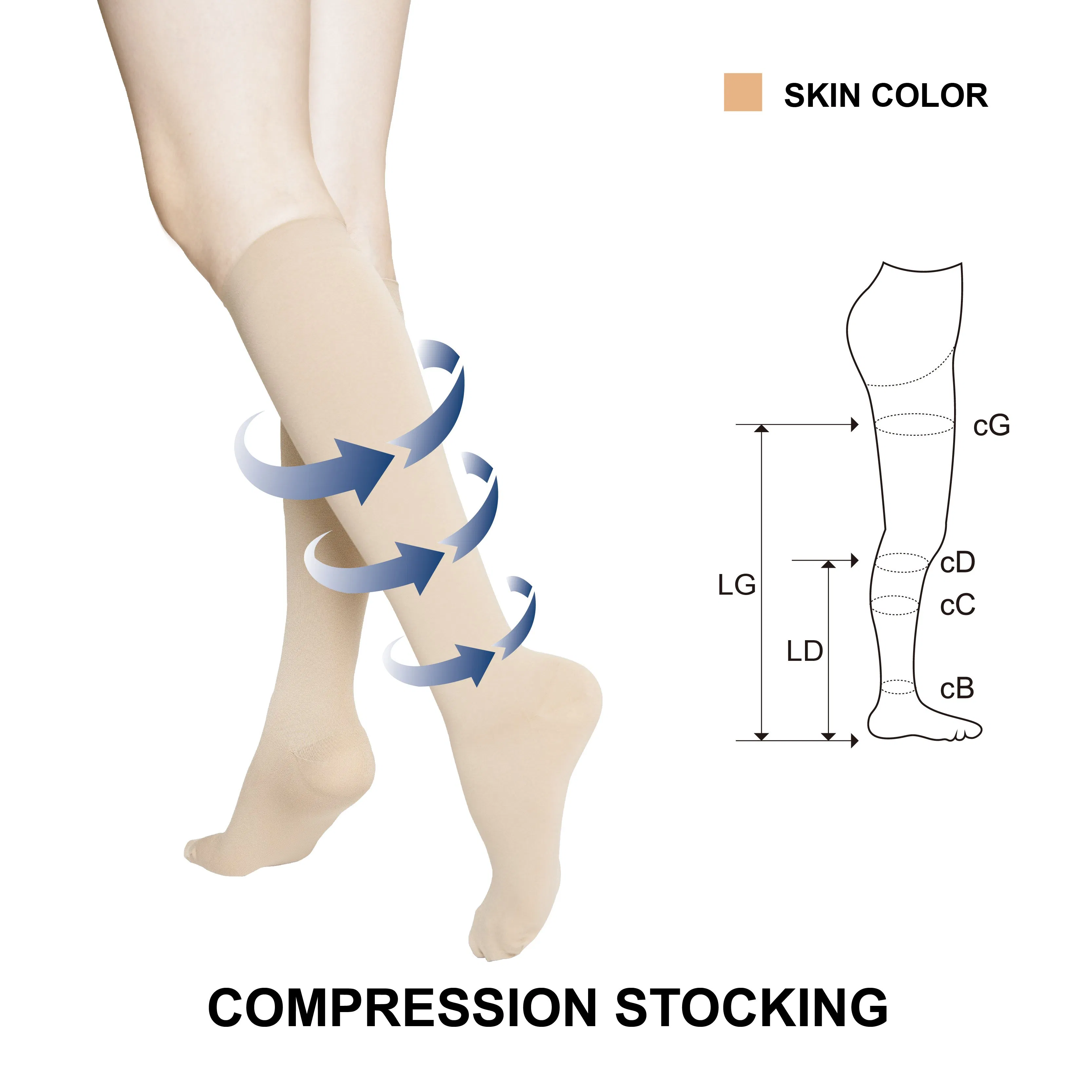 Compression Stocking 23-32mmhg Class II (AG-202)